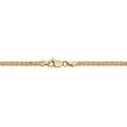 thumbnail image 4 of 14K Yellow Gold 3mm Flat Wheat Chain, 4 of 5