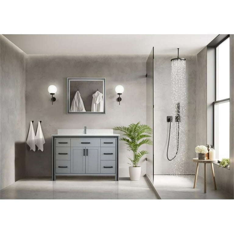 ARCHIVIO グレー 48 Lexora Home Ziva 48