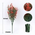 thumbnail image 2 of Sinhoon 8 Bundles Artificial Lavender Flowers for Outdoor Decoration, UV Resistant Fake Shrubs Greenery Bushes House Office Garden Patio Indoor Outdoor Décor, 2 of 5