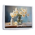 thumbnail image 2 of Designart "Rural Daffodil Still Life" Daffodils Floater Framed Wall Decor, 2 of 5