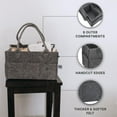 thumbnail image 4 of Carrito para pañales Parker Baby Nursery Storage, color gris antracita, 4 of 8