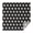 Black Daisy Flower-1, variant on Black Daisy Flower White Blooms Pattern Square Tablecloth,Waterproof Square Table Cover,Wipeable Spillproof Washable Table Cover for Home Kitchen Party Decor 42"X42"(107x107cm)