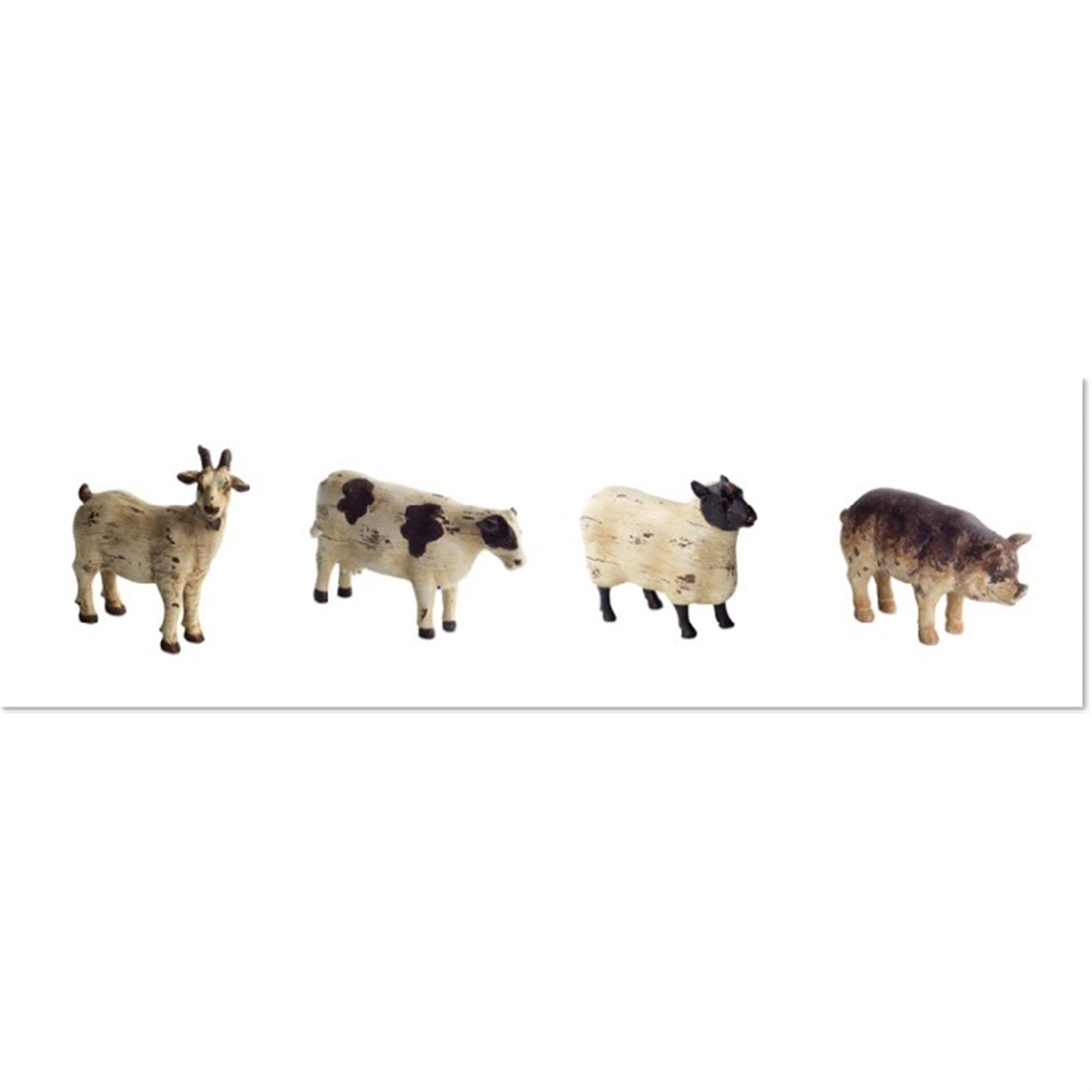 Sheep/Pig/Cow/Goat (Set of 8)