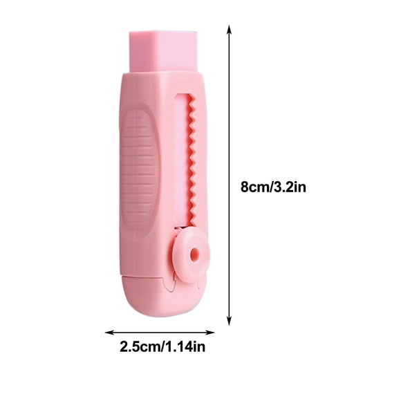 fheaev Push The Eraser Eraser For Primary School Students Without Leaving Marks And Reducing Scraps. Children's Roller