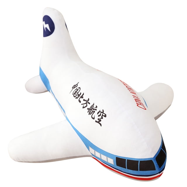 Muñeca de peluche con forma de avión de dibujos animados de peluche, 60 cm, para niños