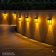 thumbnail image 5 of Lámpara de pared Docooler Lámpara de pared con energía Solar, luz de jardín al aire libre, luces decorativas de paisaje, lámpara de jardín impermeable IP65, luz cálida, luz colorida Docooler Lámpara de pared, 5 of 7