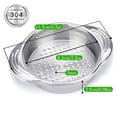 thumbnail image 3 of Tuna Can Strainer, 2024 New Food Grade Stainless Steel Tuna Can Strainer Press, Food Strainer, Can Colander for Home Kitchen (4 PCS), 3 of 7