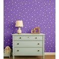 thumbnail image 2 of S4Sassy Penguin Print Wallpaper - Purple Wall Covering, 25" x 360" Self-Adhesive Vinyl Walls Paper, Wallwrap, Easy DIY Wall Covering For Kids Bedroom, Kids room wall decor, Playroom wallpaper, 2 of 9