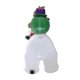 thumbnail image 4 of Holiday Decoration Christmas White Bear Inflatable Santa Claus Riding Bobble Bear Atmosphere Decoration-U.S. regulations, 4 of 5