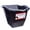 Black, variant on Little Giant 10-Quart Durable Plastic Flat Back Livestock Feed Bucket, Black