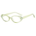 thumbnail image 3 of New stylish oval Korean-style fresh college-style anti-blue light glasses, simple and versatile, no prescription required, 3 of 6