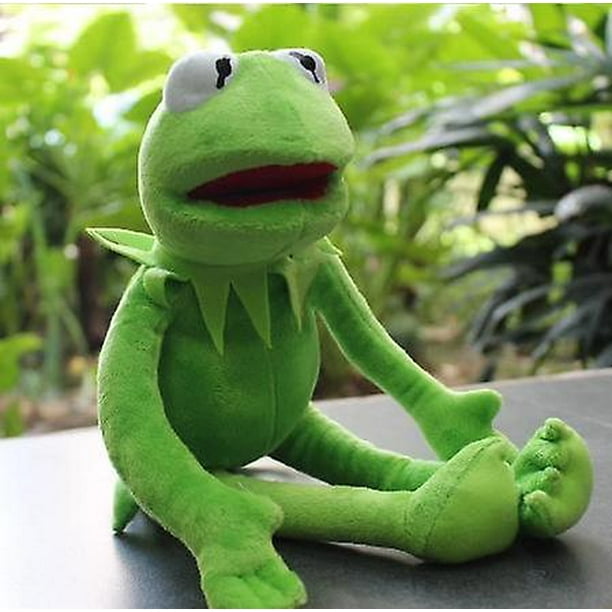 40cm Plush Kermit Frog Sesame Street Frogs Muppet Show Toys Birthday  Christmas Stuffed Doll Kids 