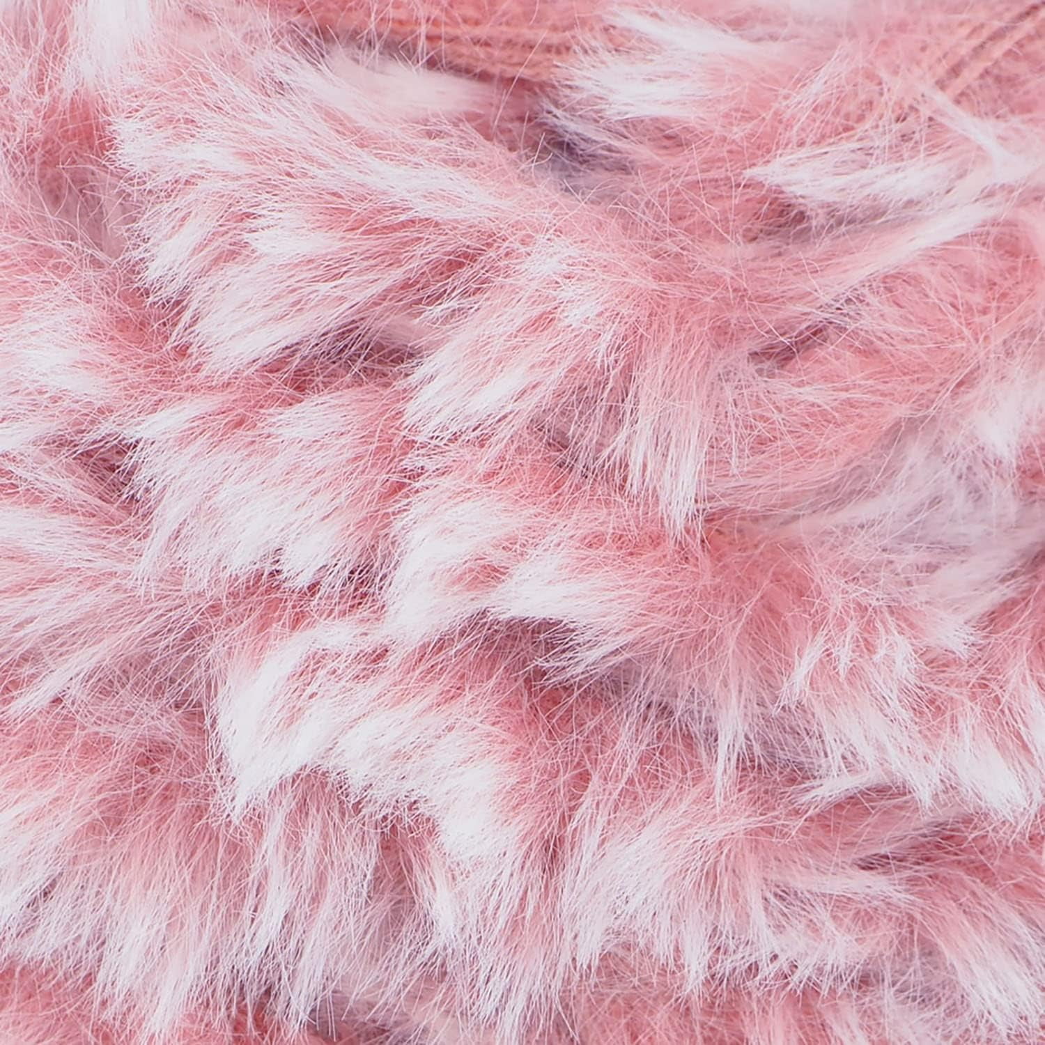 2 Pack/ 6Pack Super Soft Fur Yarn Chunky Fluffy Faux Fur Yarn Eyelash Yarn for Crochet Knit - Each Length 98.5 ft