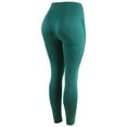 thumbnail image 2 of QLEICOM Womens Yoga Pants Capri Leggings Seamless Butt Lifting for High Waist Workout Leggings Athletic Pants Tummy Control Leggings Green M, 2 of 4