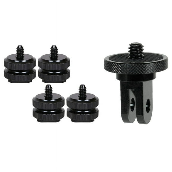 Camera Hot Shoe Mount to 1/4 Inch-20 Tripod Screw Adapter with Camera Mount Adapter for Ecosystem