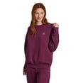 thumbnail image 2 of Reebok Women's Game Day Fleece Oversize Crewneck Sweatshirt, Size XS-4X, 2 of 8