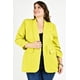 thumbnail image 1 of Blazer manga 3/4 Roman Fashion /Tallas Extras, 12255 (Lima) verde lima 40, 1 of 7