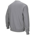 thumbnail image 3 of Men's Colosseum Heather Gray Nebraska Huskers Arch & Logo Pullover Sweatshirt, 3 of 3