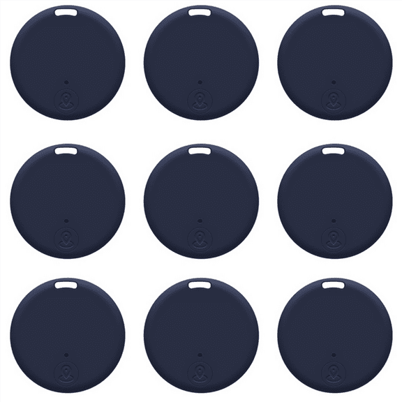 9 Pack GPS Tracker for Vehicles Key Finder Mini Pet Navy Blue