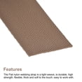thumbnail image 3 of Uxcell Flat Nylon Webbing Strap 1 inch 4 Yards Brown for Backpack, Luggage-rack, 3 of 6