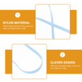 thumbnail image 4 of Dosaele 9Pcs Colorful Elastics Handmade Crafts Elastics Colored Elastic Bands Craft Supplies, 4 of 10