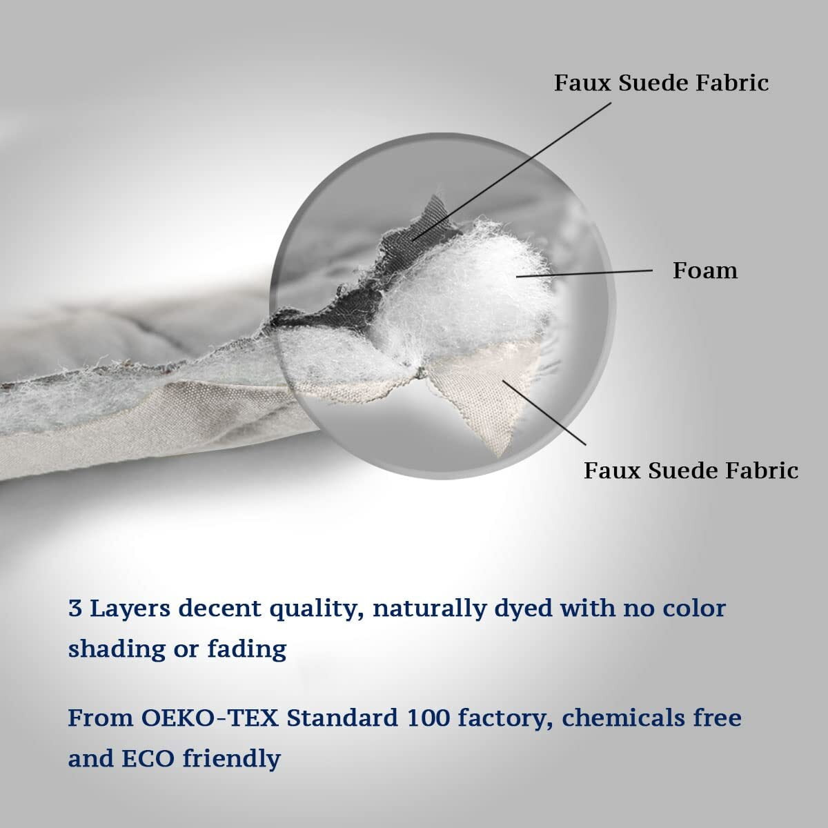Rekopi Waterproof Couch Covers Non-Slip Sofa Cover with Elastic Straps Silicone Backing Washable Furniture Protector Slipcovers for Kids Pets Dogs Living (Gray, 46")