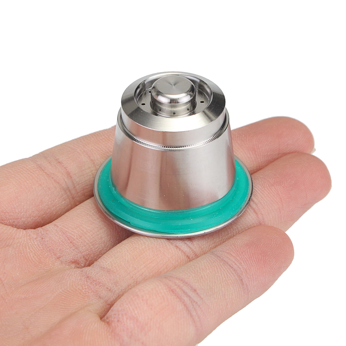 Reusable Refillable Metal Capsule Pod + Film For illy Coffee Nespresso