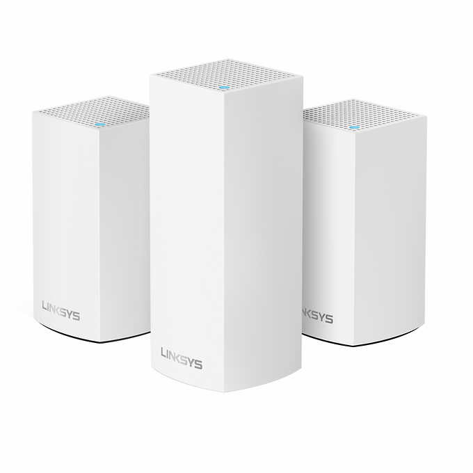 Linksys Velop AC6600 Wireless Mesh WiFi System, 3-Pack, Tri-Band 