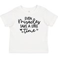 thumbnail image 3 of Inktastic Baby Even Miracles Take a Little Time Boys or Girls Baby T-Shirt, 3 of 5