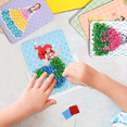 thumbnail image 3 of Magical Princess DIY Craft Kit: 840 Fabric Pieces, 12 Punch Boards, and Tools for Creative Kids' Dress-Up Fun, 3 of 5