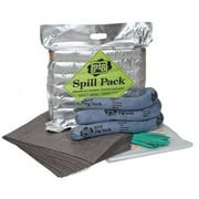 New Pig Spill Pack, Spill Clean Up, 4-Gallon Absorbency, Absorb Oil, Coolant, Solvent & Water Spills, KIT261