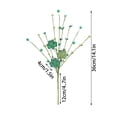 thumbnail image 3 of St. Patrick's Day Green Shamrocks Cuttings - Imitation Floral Arrangement, Festive Home Decor, No Maintenance Required, Vase Filler for Holiday Party and Table Centerpiece, 3 of 9