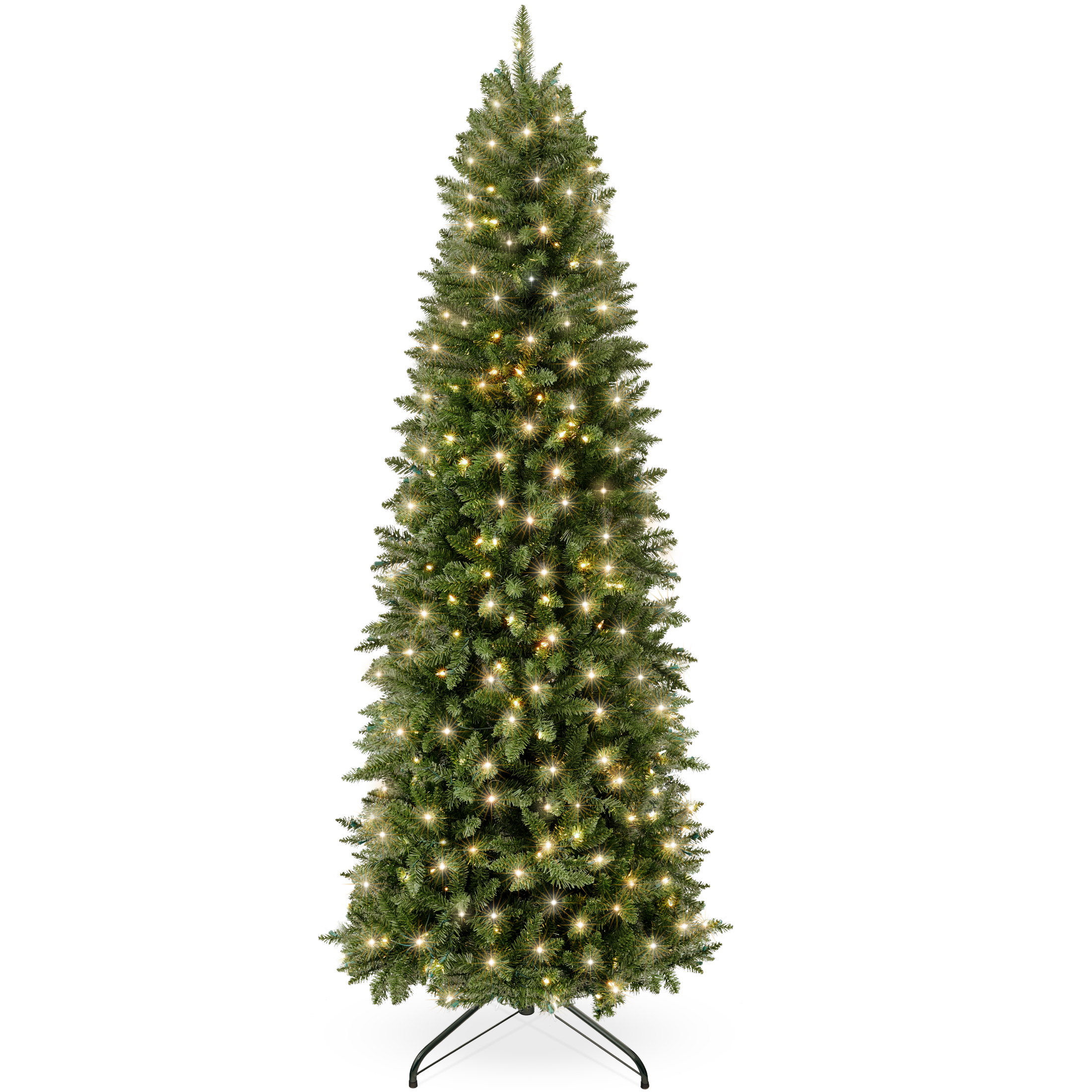 Best Choice Products 6ft Pre-Lit Pencil Christmas Tree photo 1