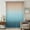 Multicolor, variant on Navy Blue Brown Ombre Sheer Curtains 45 Inches Long, Teal Gradient Color Modern Abstract Light Filering Curtains, Breathable Simi Curtain Privacy Drapes for Kitchen Bathroom Small Window Treatment
