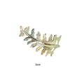 thumbnail image 2 of Bewildely Paquete de 2 ganchos de aleación de zinc para colgar cortinas en forma de hoja, ganchos decorativos para pared de Hotel y hogar Vintage, soporte Tratamientos de ventanas Oro Bewildely HA069867-03, 2 of 6