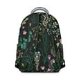 thumbnail image 3 of "Flowers Theme Backpack with Sunflower Design - Roomy Wildflowers Print School Bookbag for Teens, Large Capacity College Backpack with Laptop Sleeve", 3 of 6
