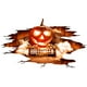 thumbnail image 1 of Uds. Calcomanías de pared de calabaza para decoraciones de Halloween, 1 of 3