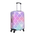 thumbnail image 3 of PAYOHTO Highly Elastic Spandex Suitcase Cover Luggage Cover X-Large Fits 29 to 32 Inch Mermaid Scales Rainbow, 3 of 8