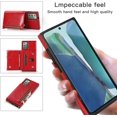 thumbnail image 2 of case for Samsung Galaxy Note 20 Women Wallet Case,Adjustable Crossbody Zipper Cover with Card Holder Slot Neck Strap Lanyard Purse Shoulder Strap Purse Case for Samsung Galaxy Note 20 FK Red, 2 of 14