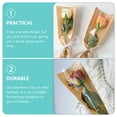 thumbnail image 2 of Monyance Flower Bouquet Bags Kraft Paper Flower Bouquet Bags: 50 Rose Packaging Pouches(15.75X4.72X0.04Inches), 2 of 10