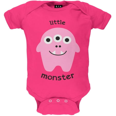 

Old Glory Little Monster 2 Pink Short Sleeve Baby One Piece