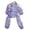 Purple, variant on Misright Pet Romper Dustproof for Active Dog Four leg Pet Jumpsuits