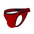 thumbnail image 3 of Vedolay Men's Panties Mens Underwear Wide Belt Mens Mesh Mens Sport Briefs,Red XXL, 3 of 5
