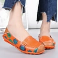 thumbnail image 1 of CEHVOM Fashion Women Ankle Strap Summer Printing Slip-on Sneaker Flats Shose, 1 of 6