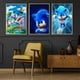 thumbnail image 5 of Póster de Sonic The Hedgehog en papel para imprimir en casa, sala de estar, dormitorio, entrada, bar, restaurante, cafetería, arte, pintura, decoración, 5 of 5