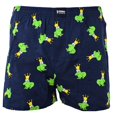 thumbnail image 1 of Happy Shorts Boxers de hombre tejidos - Estilo americano, algodón, estampados Frog XL (X-Large), 1 of 3