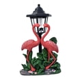 thumbnail image 2 of Figura de flamenco con luz solar para pareja enamorada, iluminación exterior, decoración de jardín, estatua para puerta de entrada, patio trasero, 2 of 8