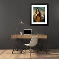 thumbnail image 4 of Anonymous 19x24 Black Modern Framed Museum Art Print Titled - St. Cecilia (1830), 4 of 5