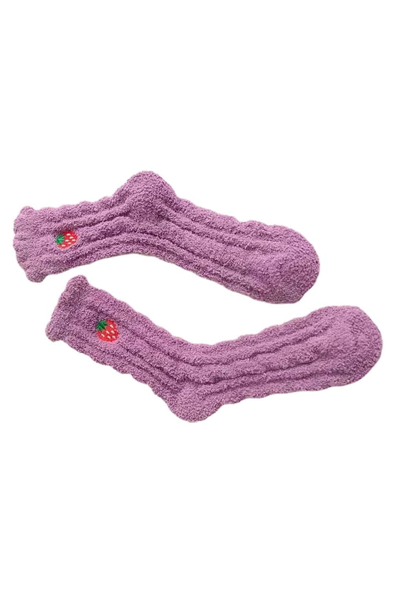 UNOMOR 1 Pair of Leg Warmers Warm Socks for Winter Wear Indoor Use Women