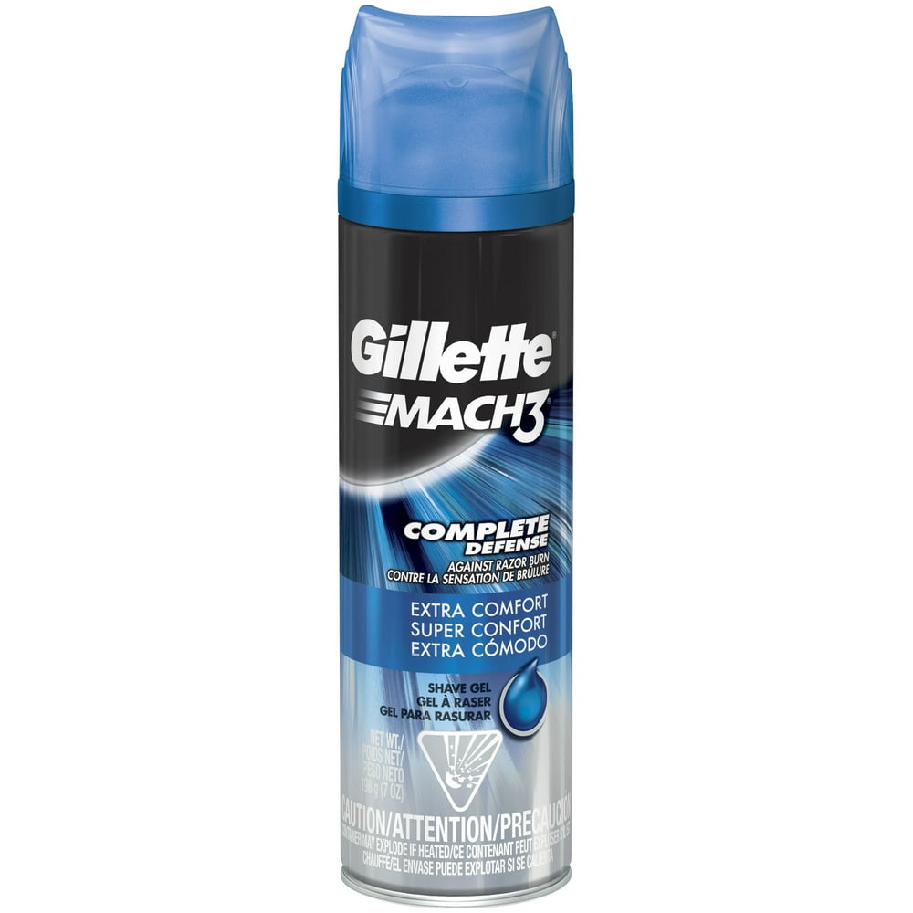 Gillette Mach3 Shave Gel Extra Comfort 7 Oz